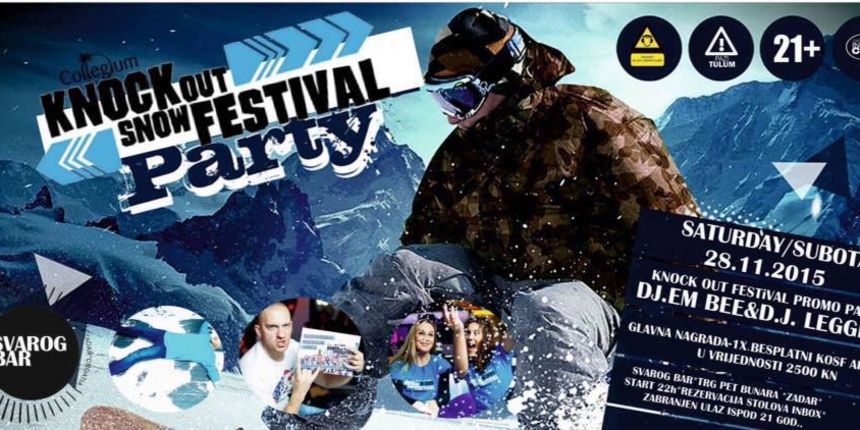 KnockOut snow festival party u Svarog baru