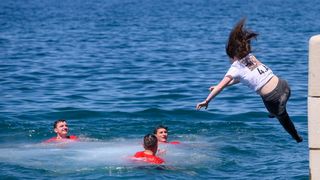 Zadarski maturanti obilježili kraj škole na rivi