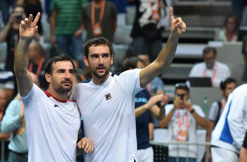 Davis Cup: Ivan Dodig/Marin Čilić – Nicolas Mahut/Pierre-Hugues Herbert 3-1. Photo. Hrvoje Jelavić/PIXSELL