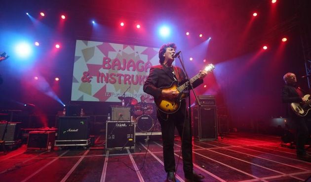 U velikoj dvorani Doma sportova, u organizaciji Udruge HUHIV povodom Svjetskog dana AIDS-a i ukazivanja na probleme AIDS-a i HIV-a, znanje, zastitu i zdravlje odrzan je 12. Pozitivan koncert. Koncert Bajaga i Instruktori. Photo: Borna Filic/PIXSELL