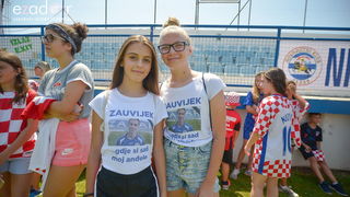 Zadarska vatrena četvorka na Stanovima se družila s mladim zadarskim nogometašima Zadarska vatrena četvorka na Stanovima se družila s mladim zadarskim nogometašima