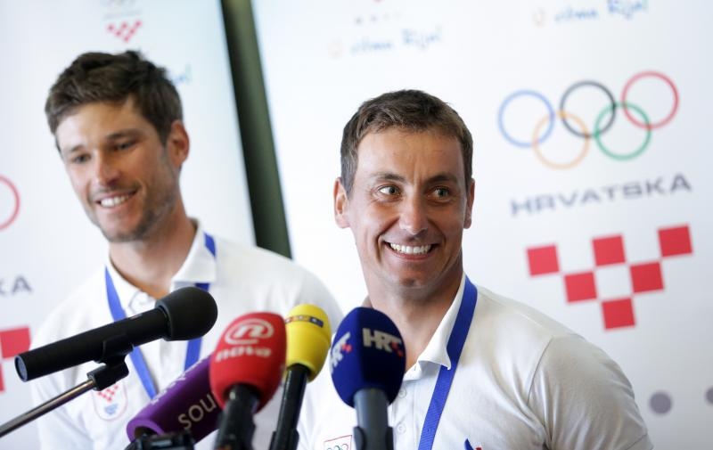 Svečani doček svjetskih prvaka Fantele i Marenića u Zračnoj luci Zagreb. Foto: Petar Glebov/PIXSELL