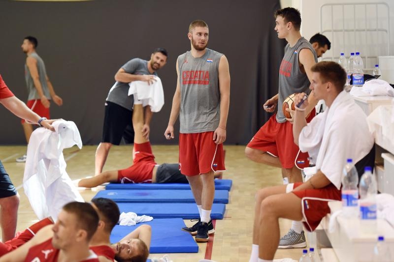 Prvi trening košarkaških reprezentativaca u Svetom Martinu na Muri