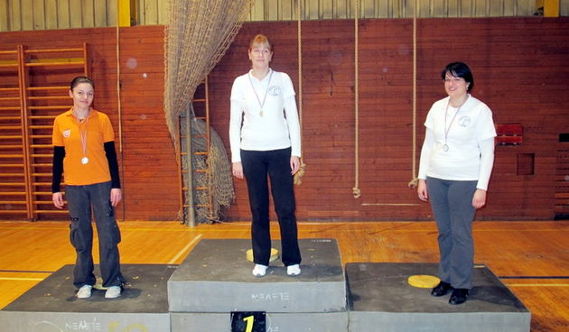 Sabrina Muller na pobjedničkom postolju