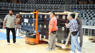 Podizanje semafora u novoj dvorani SC Visnjik Podizanje semafora u novoj dvorani SC Visnjik