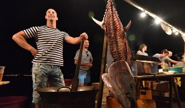 Zadar: Posljednja večer tradicionalne fešte Noć punog miseca, Photo: Dino Stanin/PIXSELL