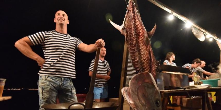 Zadar: Posljednja večer tradicionalne fešte Noć punog miseca, Photo: Dino Stanin/PIXSELL