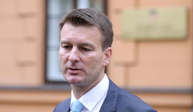 Konferencija za medije udruge U ime obitelji odrzana je ispred zgrade Ustavnog suda u Zagrebu povodom podnosenja suprijedloga ocjene ustavnosti tzv. Zakona o pobacaju iz 1978. Kresimir Planinic. Photo: Patrik Macek/PIXSELL