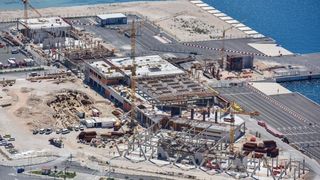 Luka Gaženica: Radovi na izgradnji putničkog terminala Luka Gaženica: Radovi na izgradnji putničkog terminala