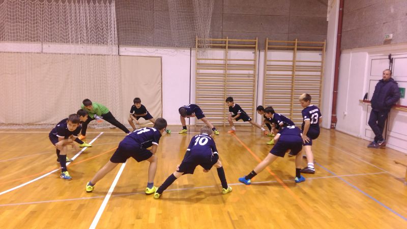 Zagrijavanje pobjednika pred finalnu utakmicu Zagrijavanje pobjednika pred finalnu utakmicu