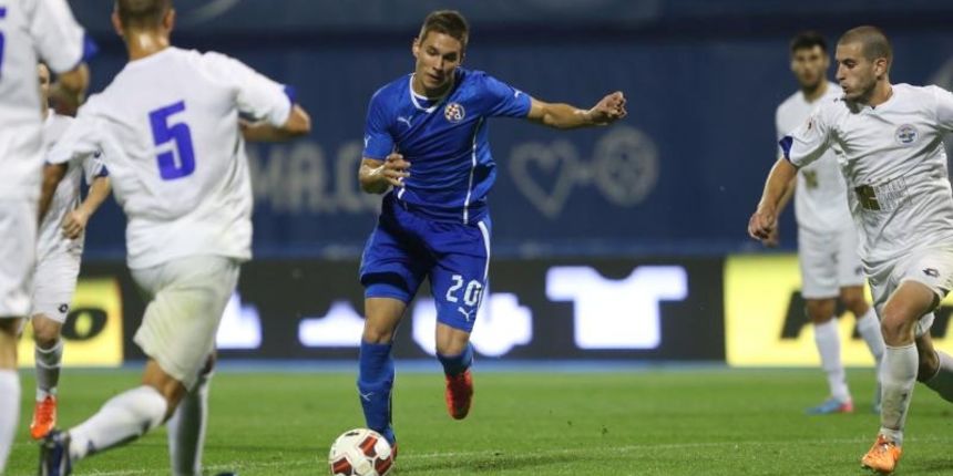 02.08.2014., stadion Maximir, Zagreb – MaxTV Prva liga, 3. kolo, GNK Dinamo – NK Zadar. Marko Pjaca. Photo: Dalibor Urukalovic/PIXSELL 02.08.2014., stadion Maximir, Zagreb – MaxTV Prva liga, 3. kolo, GNK Dinamo – NK Zadar. Marko Pjaca. Photo: Dalibor Urukalovic/PIXSELL