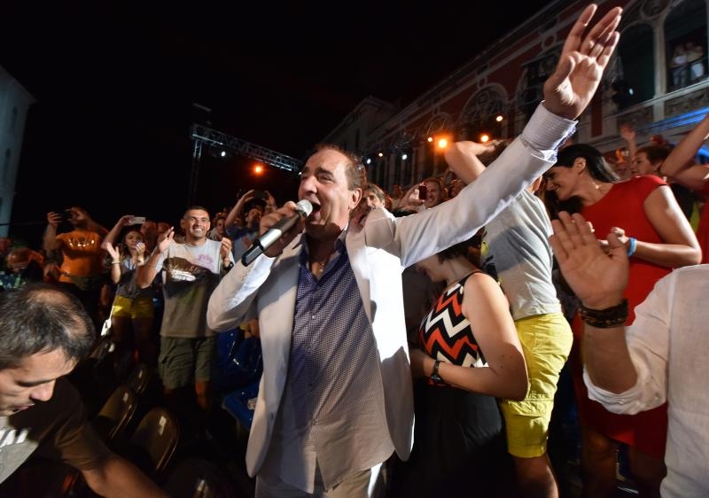 Mladen Grdović osvojio prvu nagradu publike na Splitskom festivalu 2016. Photo: Hrvoje Jelavić/PIXSELL