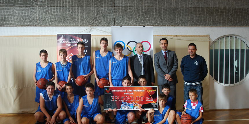 Uručena donacija Košarkaškom klubu “Poličnik” iz Poličnika