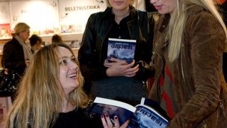 12.11.2014., Zagreb – U sklopu Interlibera odrzana je promocije knjige pod nazivom Grijesi hrvatske knjizevnice iz dijaspore Marijane Dokoze. Photo: Davor Visnjic/PIXSELL