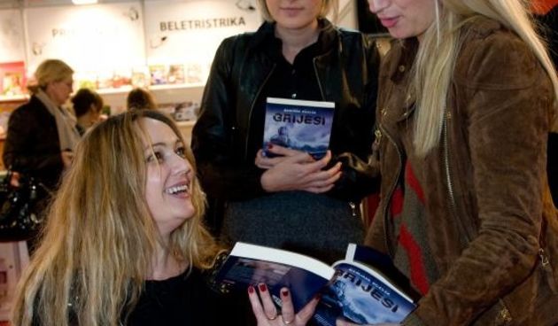 12.11.2014., Zagreb – U sklopu Interlibera odrzana je promocije knjige pod nazivom Grijesi hrvatske knjizevnice iz dijaspore Marijane Dokoze. Photo: Davor Visnjic/PIXSELL