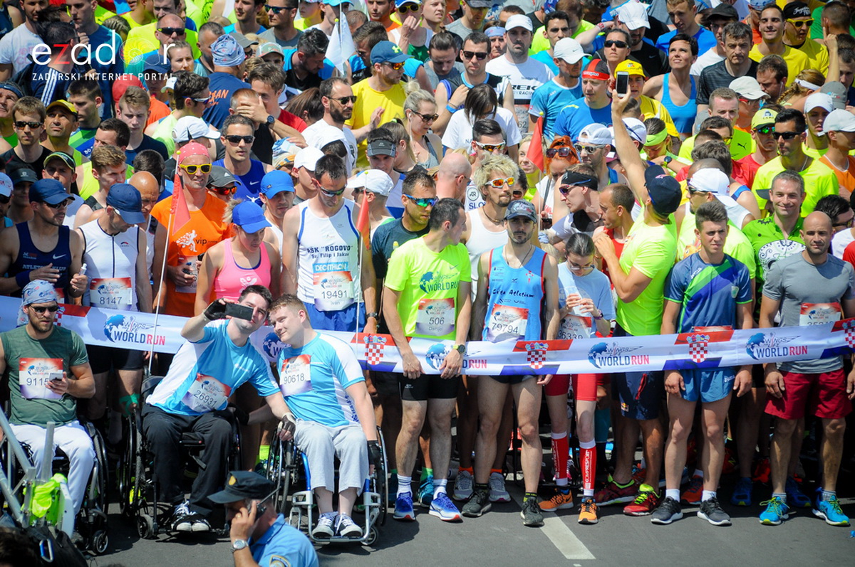 Start utrke Wings for Life World Run Zadar 2018.