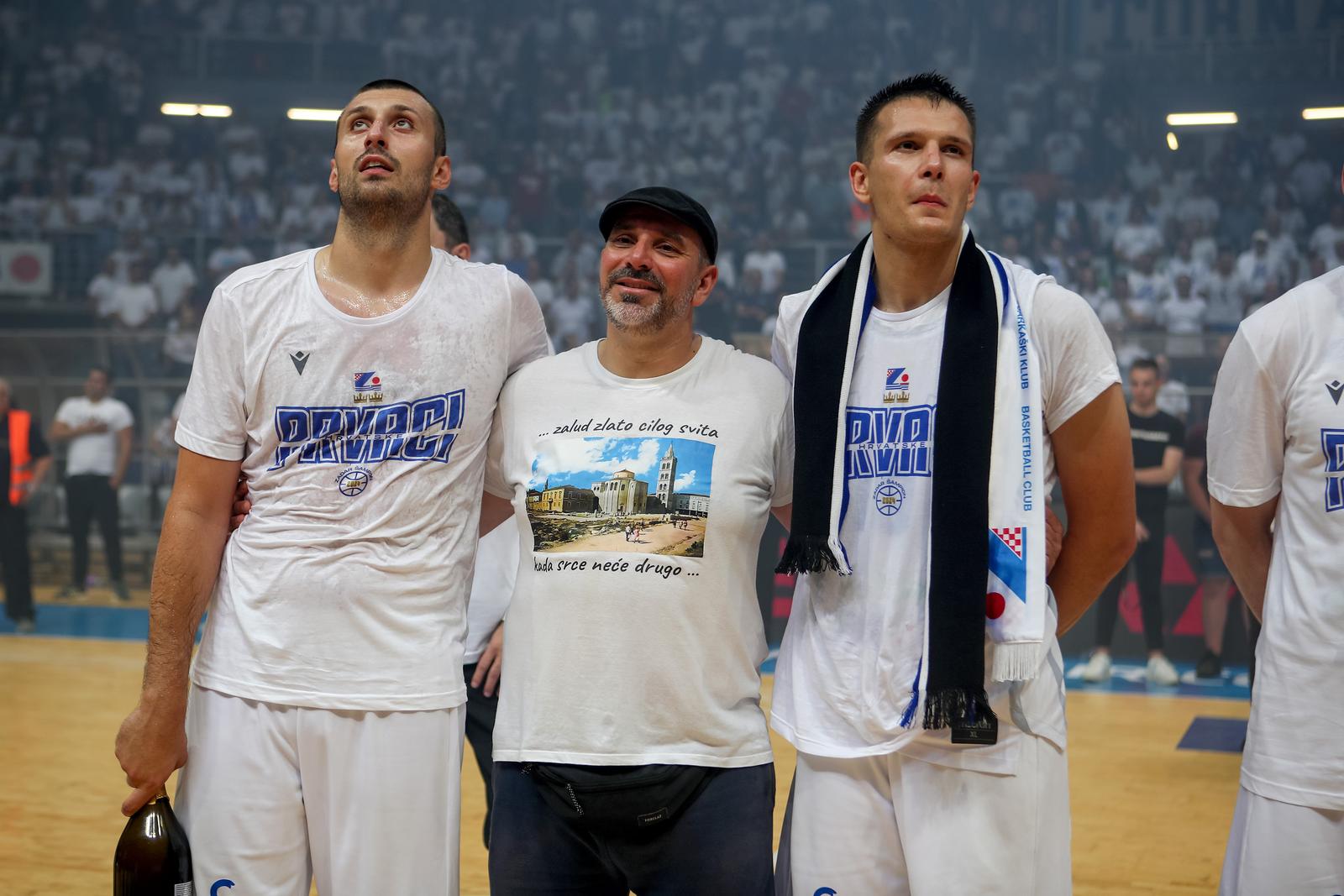 Košarkaši Zadra peti put u povijesti prvaci Hrvatske