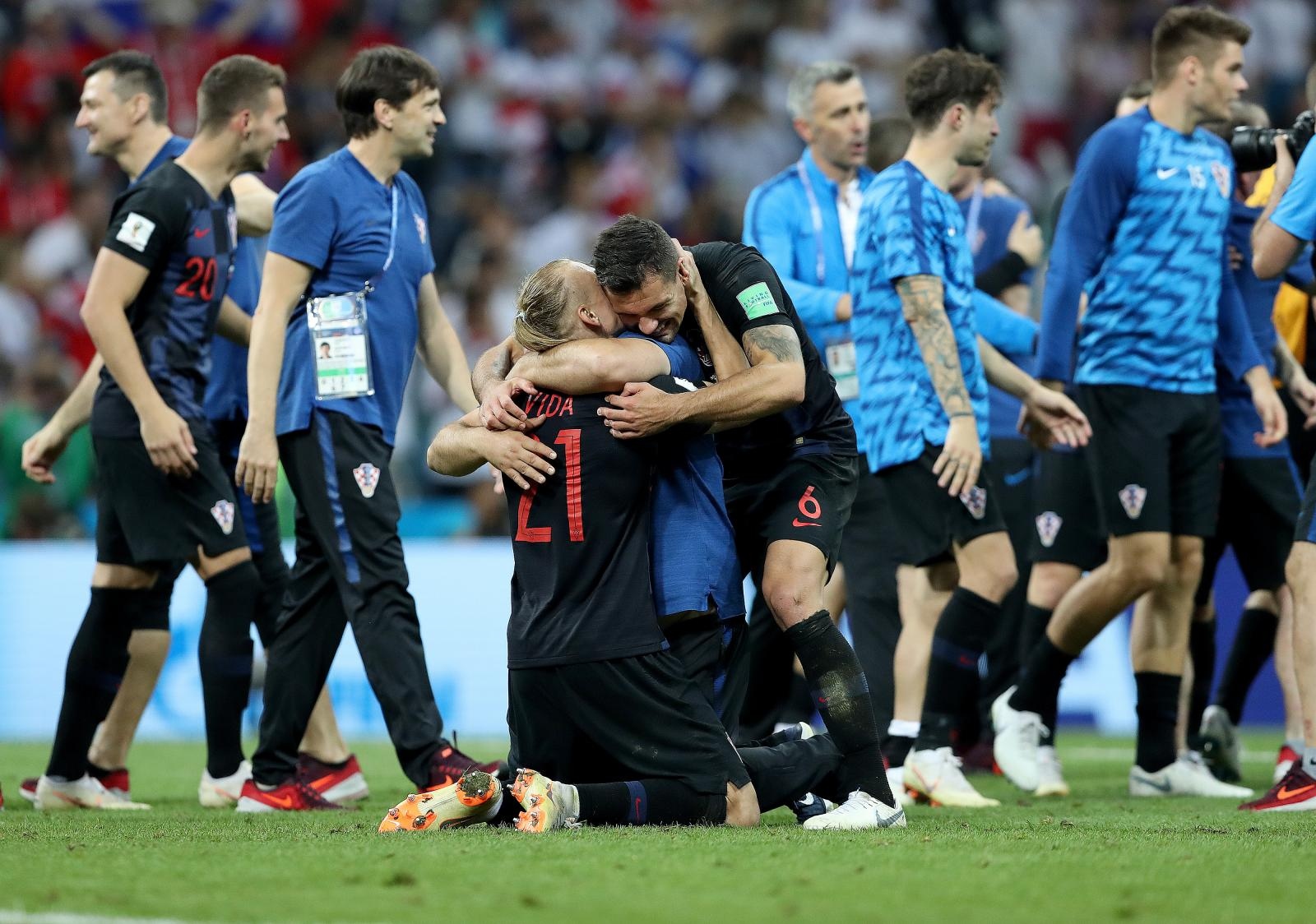 Slavlje Vatrenih nakon plasmana u polufinale Svjetskog prvenstva Slavlje Vatrenih nakon plasmana u polufinale Svjetskog prvenstva