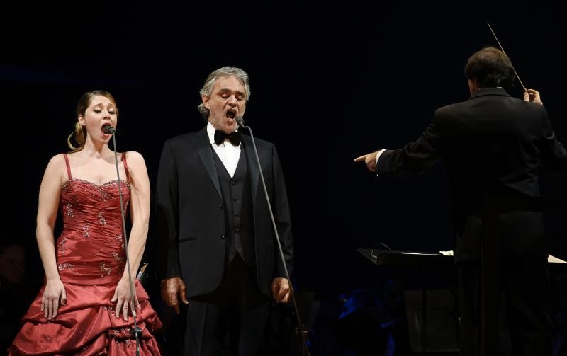 Zagreb – U multiifunkcionalnoj dvorani Arene talijanskoi tenor Andrea Bocelli odrzao je koncert. Photo: Davor Visnjic/PIXSELL Zagreb – U multiifunkcionalnoj dvorani Arene talijanskoi tenor Andrea Bocelli odrzao je koncert. Photo: Davor Visnjic/PIXSELL