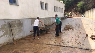 Velika šteta od poplave u OŠ Valantin Klarin u Preku Velika šteta od poplave u OŠ Valantin Klarin u Preku