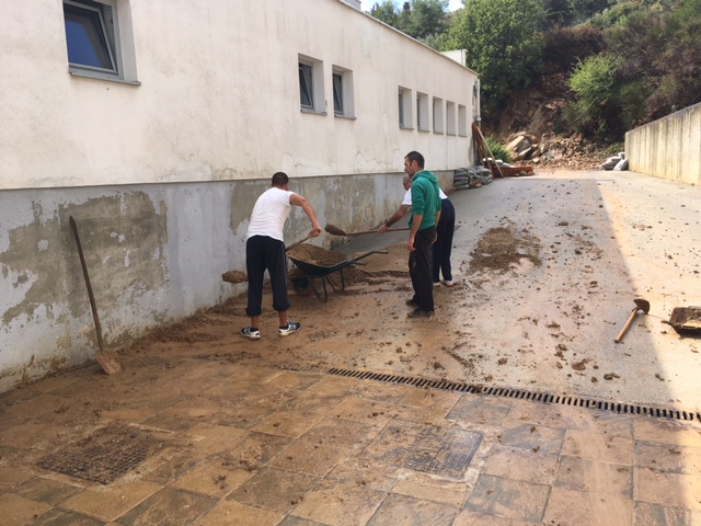 Velika šteta od poplave u OŠ Valantin Klarin u Preku Velika šteta od poplave u OŠ Valantin Klarin u Preku