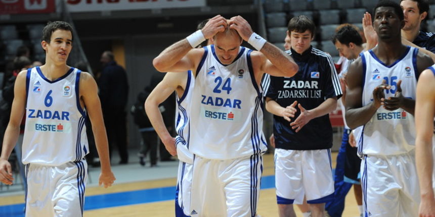 Zadar, 250111 Dvorana Kresimir Cosic, drugo kolo drugog kruga Eurochalleng kupa. Zadar – Prostejov (ceska). Foto : Andrija Lucic / cropix Zadar, 250111 Dvorana Kresimir Cosic, drugo kolo drugog kruga Eurochalleng kupa. Zadar – Prostejov (ceska). Foto : Andrija Lucic / cropix