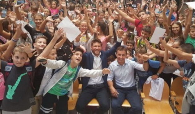 Fantela i Marenić posjetili OŠ Bartula Kašića