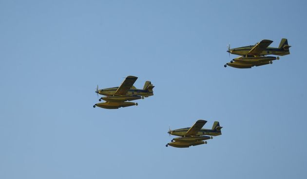 Airtractor gasi požar na otoku Ugljanu