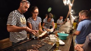 Zadar: Posljednja večer tradicionalne fešte Noć punog miseca, Photo: Dino Stanin/PIXSELL
