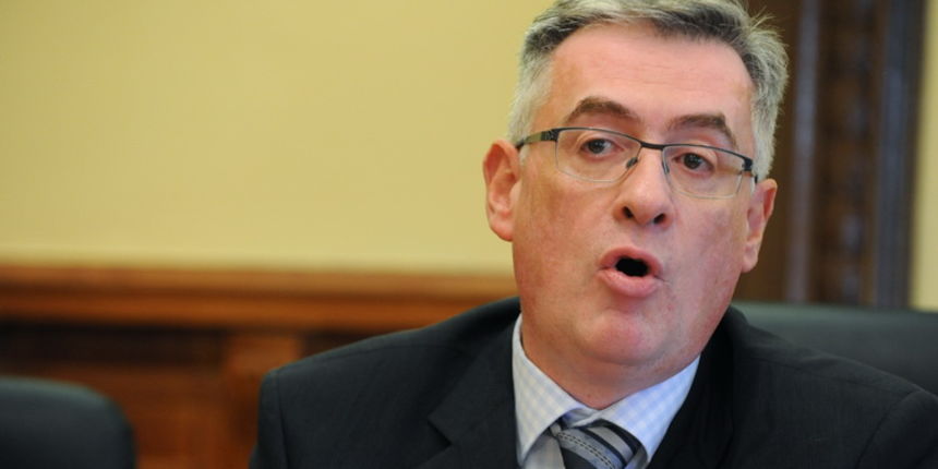 Zadar, 201010.
Branko Hrvatin predsjednik Vrhovnog suda RH  posjetio je Zupanijski sud u Zadru.
Foto: Andrija Lucic / CROPIX