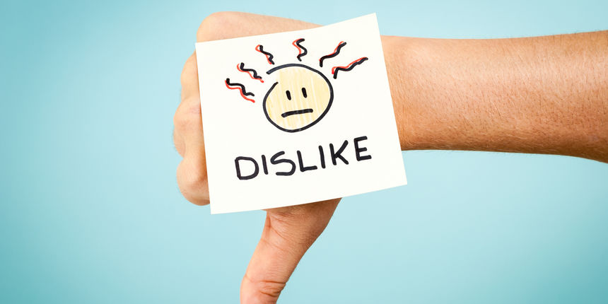 Dislike, Facebook