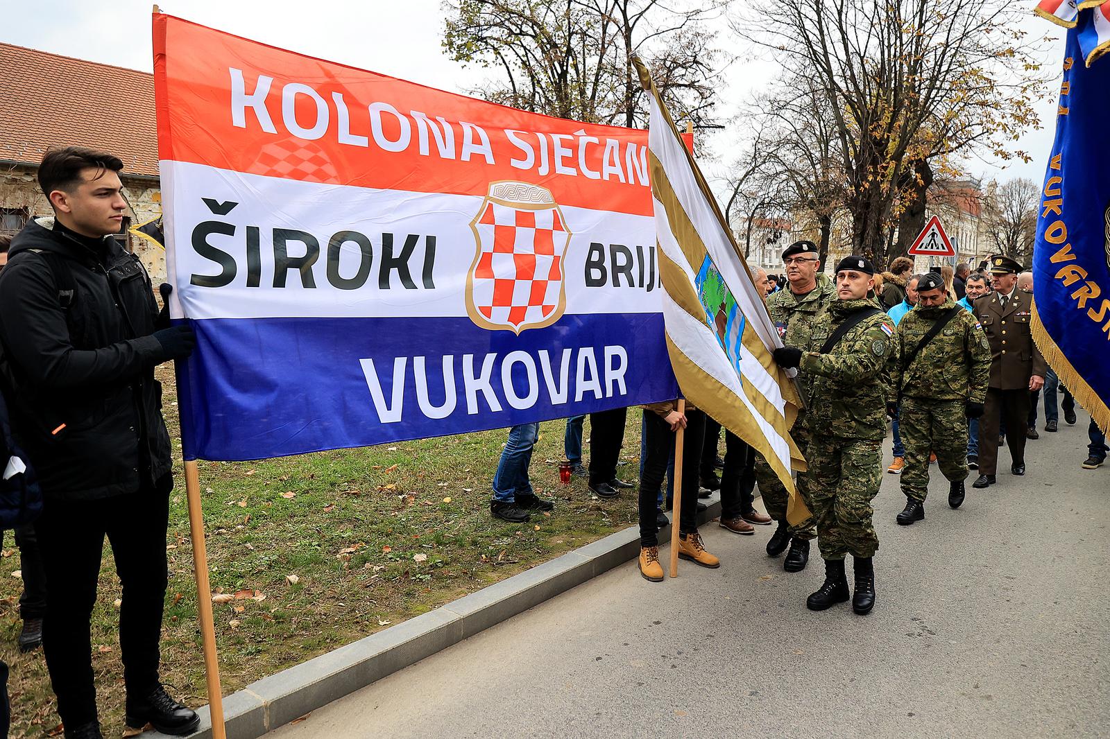 Kolona sjećanja u Vukovaru 18. studenog 2021. Kolona sjećanja u Vukovaru 18. studenog 2021.