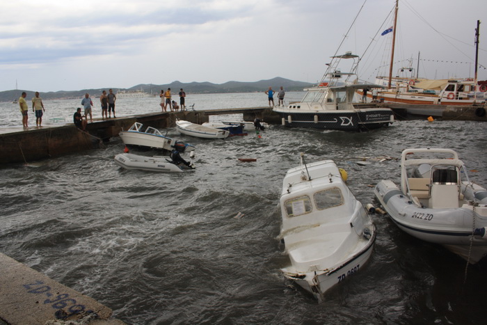 Tramontana u Zadru 26. kolovoza 2012.