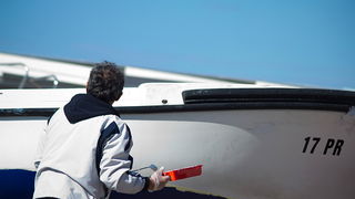 Jazine: Uređuju se barke i kaići, Foto: Saša Čuka