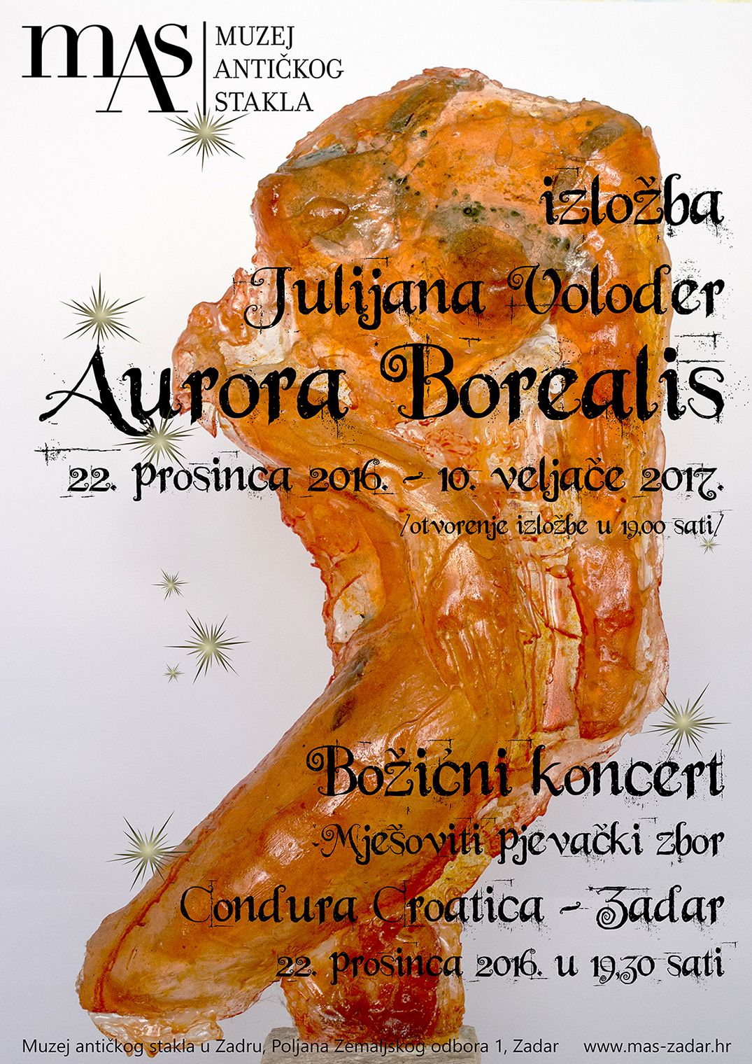 “Aurora Borealis” Julijane Voloder – nova izložba u Muzeju antičkog stakla