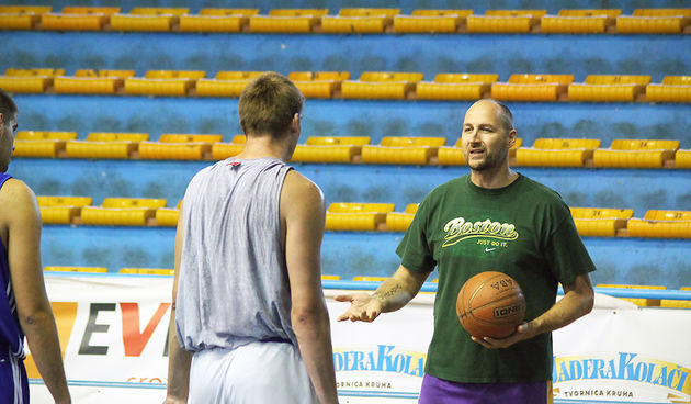 Jazine: Dino Radja trenirao s igracima Zadra, foto: Sasa Cuka