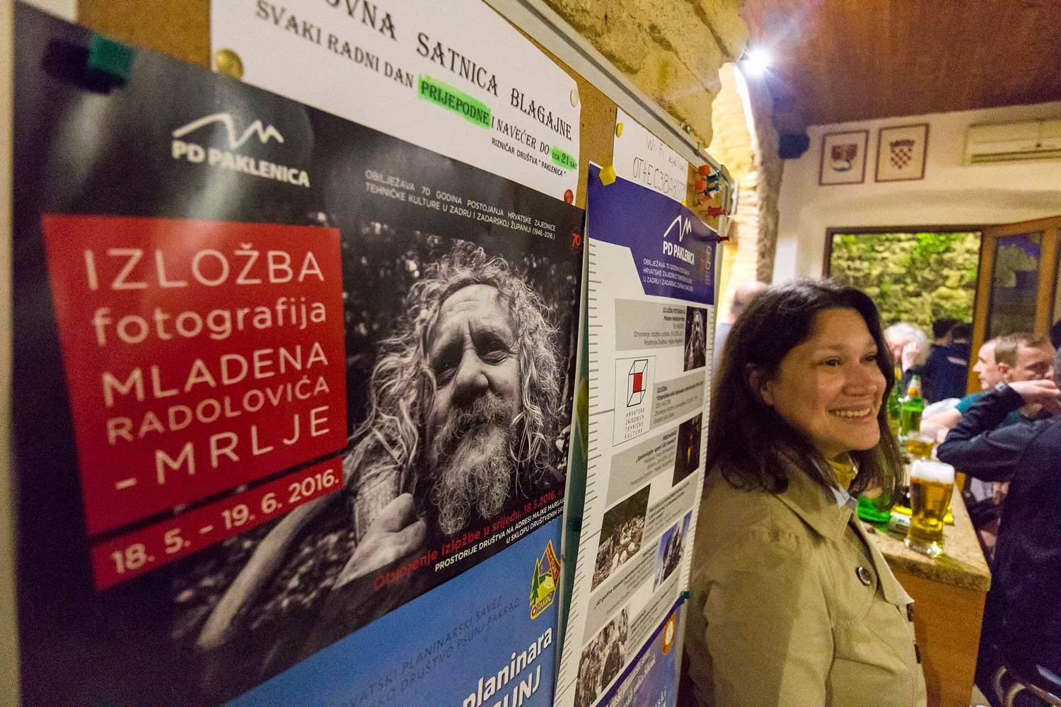 Otvorenje izložbe fotografija Mladena Radolovića Mrlje u PD Paklenica Otvorenje izložbe fotografija Mladena Radolovića Mrlje u PD Paklenica