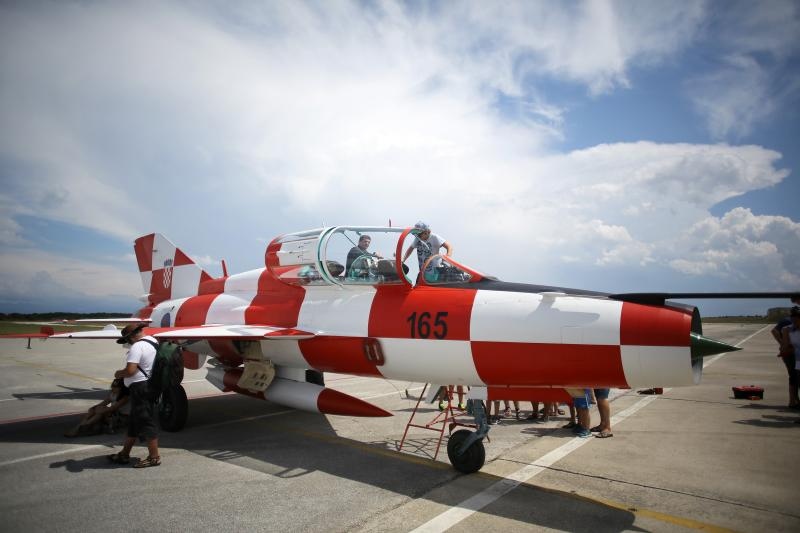 Dan otvorenih vrata Zračne baze Zemunik 5. kolovoza 2014., Foto: Filip Brala/PIXSELL