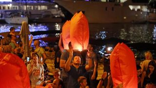 Vodice: Puštanjem lampiona obilježena 10. obljetnica Kornatske tragedije Vodice: Puštanjem lampiona obilježena 10. obljetnica Kornatske tragedije