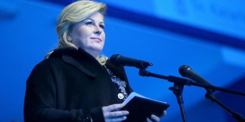 03.12.2015., Zagreb, Ledena dvorana Doma sportova – 48. Zlatna pirueta Zagreba 2015. Predsjednica Kolinda Grabar Kitarovic otvorila je 48. Zlatnu piruetu Zagreb. Photo: Igor Kralj/PIXSELL