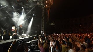 Koncert Olivera Dragojevića i Zlatana Stipišića u pulskoj Areni. Kao gosti nastupili su 2CELLOS. Photo: Duško Marušić/PIXSELL