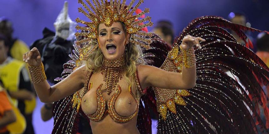 Tradicionalni karneval u Brazilu, foto: NELSON ALMEDIA Tradicionalni karneval u Brazilu, foto: NELSON ALMEDIA