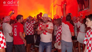 Zadar je gorio: Velika fešta nakon plasmana Vatrenih u finale Svjetskog prvenstva
