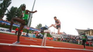 Zagreb, 130911.
IAAF World Challenge Zagreb 2011, 
61. memorijal Borisa Hanzekovica na atletskom stadionu Mladost na Savi.
Na slici: pobjednik na 3000 m.
Foto: Goran Mehkek / CROPIX