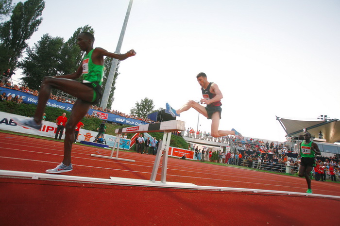 Zagreb, 130911.
IAAF World Challenge Zagreb 2011, 
61. memorijal Borisa Hanzekovica na atletskom stadionu Mladost na Savi.
Na slici: pobjednik na 3000 m.
Foto: Goran Mehkek / CROPIX