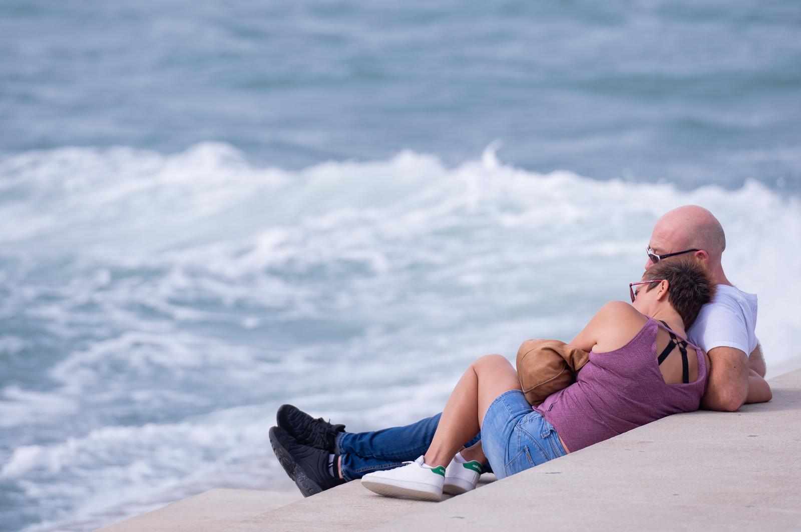 Olujno jugo na zadarskoj rivi