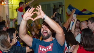 Zadar je gorio: Velika fešta nakon plasmana Vatrenih u finale Svjetskog prvenstva