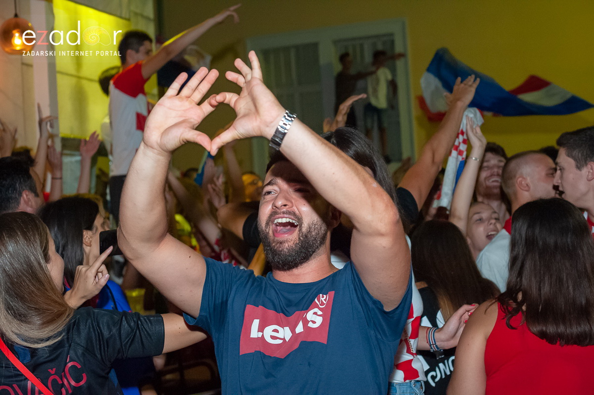 Zadar je gorio: Velika fešta nakon plasmana Vatrenih u finale Svjetskog prvenstva