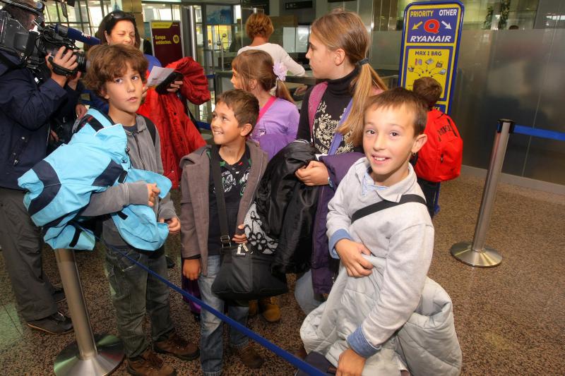 Školarci s Prvića, Silbe i Iža na Piculin poziv otputovali u Bruxelles, Photo: Dino Stanin/PIXSELL