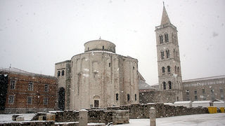 Snijeg u Zadru, 17. prosinca 2009, Foto: Saša Čuka